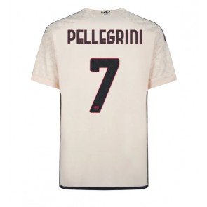 AS Roma Lorenzo Pellegrini #7 Gostujuci Dres 2023-24 Kratak Rukavima